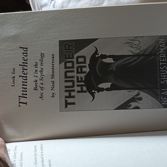 Very New Condition Trade Paperback  by Neal Shusterman: Scythe - Picture 5 of 5